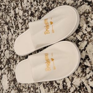 Bridesmaid slippers